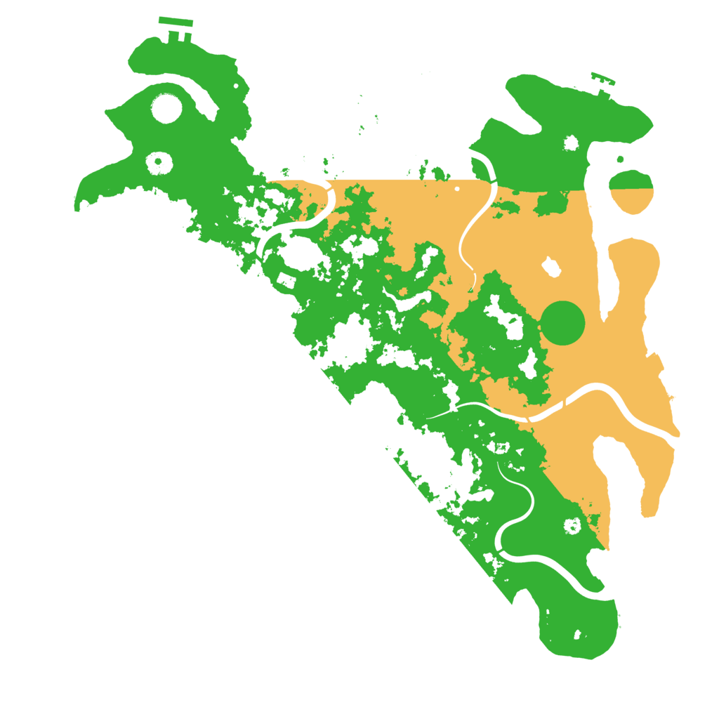 Biome Rust Map: Procedural Map, Size: 4250, Seed: 24390