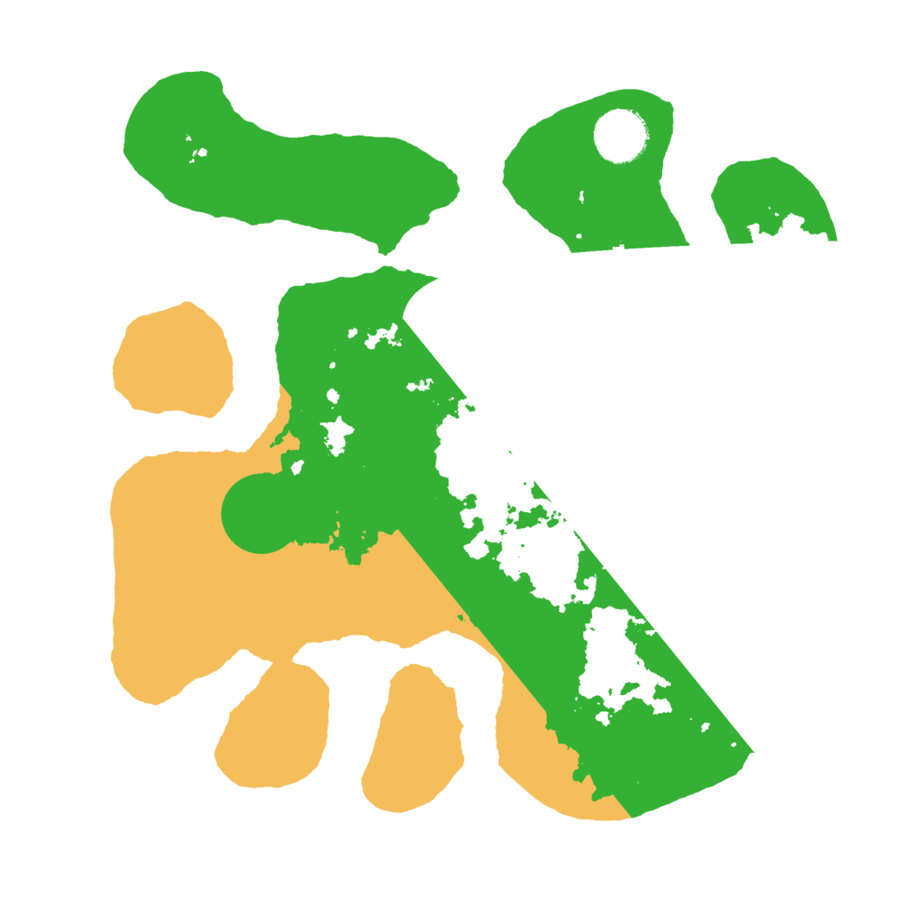 Biome Rust Map: Barren, Size: 3000, Seed: 40