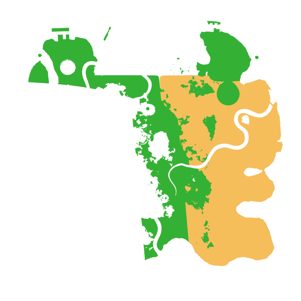 Biome Rust Map: Procedural Map, Size: 3500, Seed: 1440187533