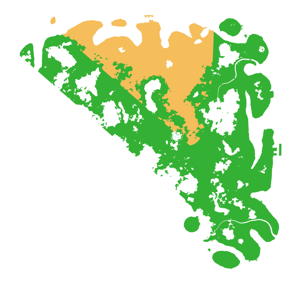 Biome Rust Map: Procedural Map, Size: 5000, Seed: 12341234