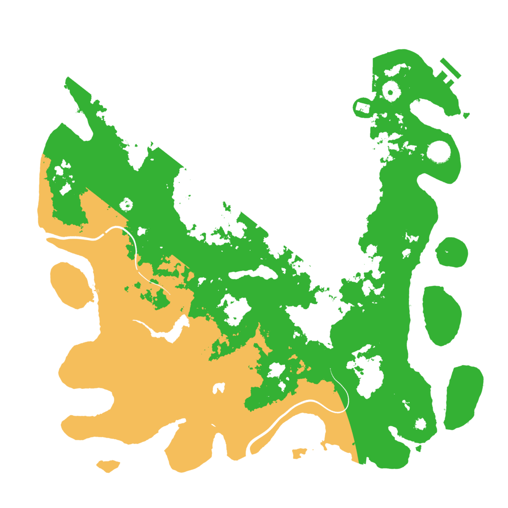 Biome Rust Map: Procedural Map, Size: 4000, Seed: 2684