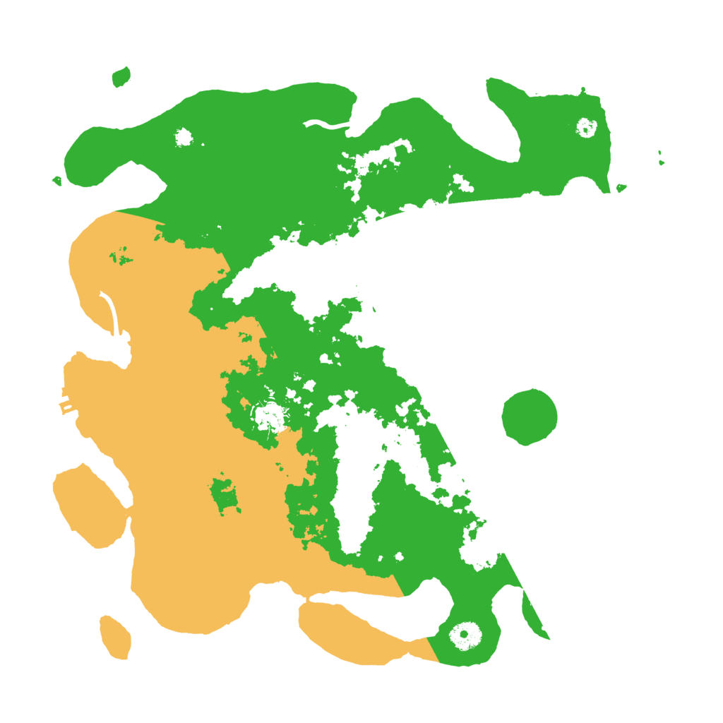 Biome Rust Map: Procedural Map, Size: 3700, Seed: 1842231267