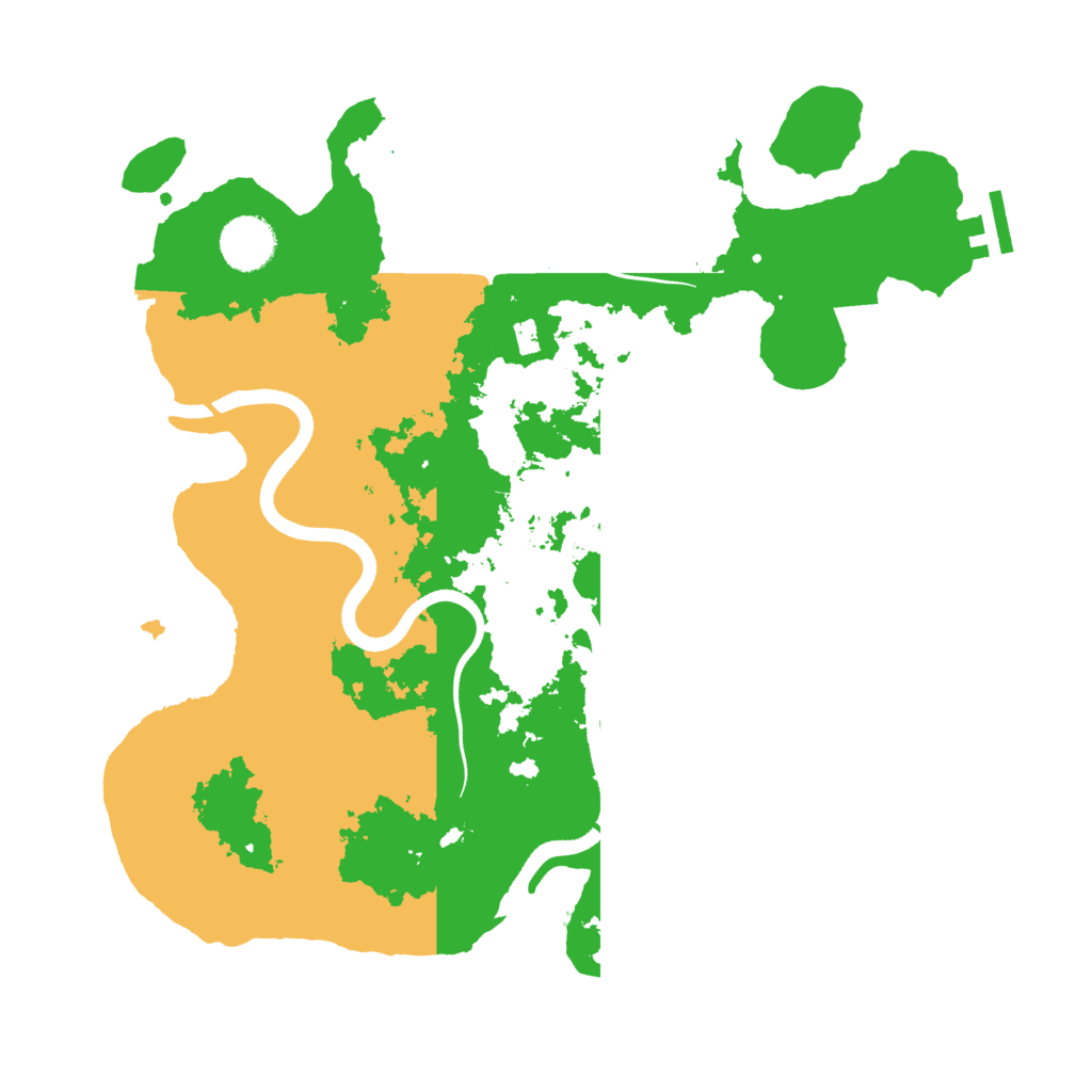 Biome Rust Map: Procedural Map, Size: 3500, Seed: 675194215