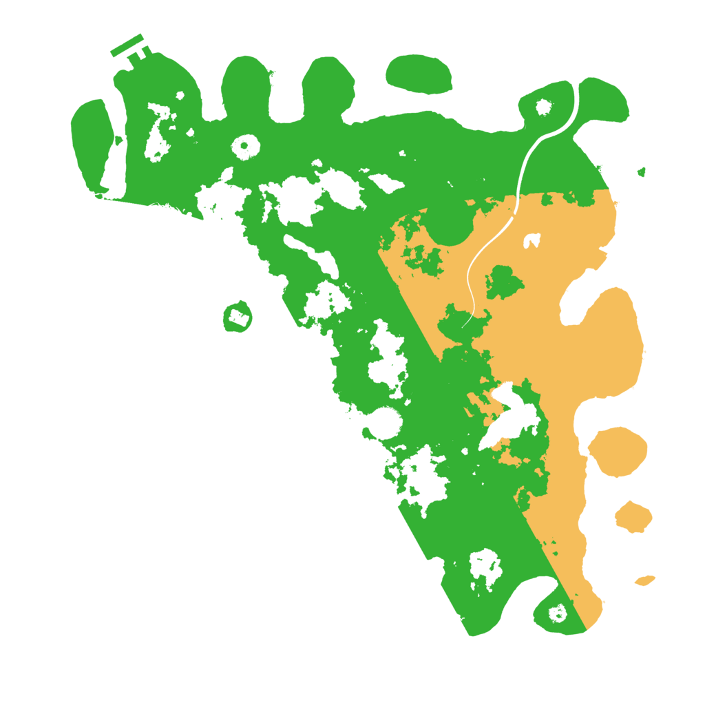 Biome Rust Map: Procedural Map, Size: 4000, Seed: 557990558