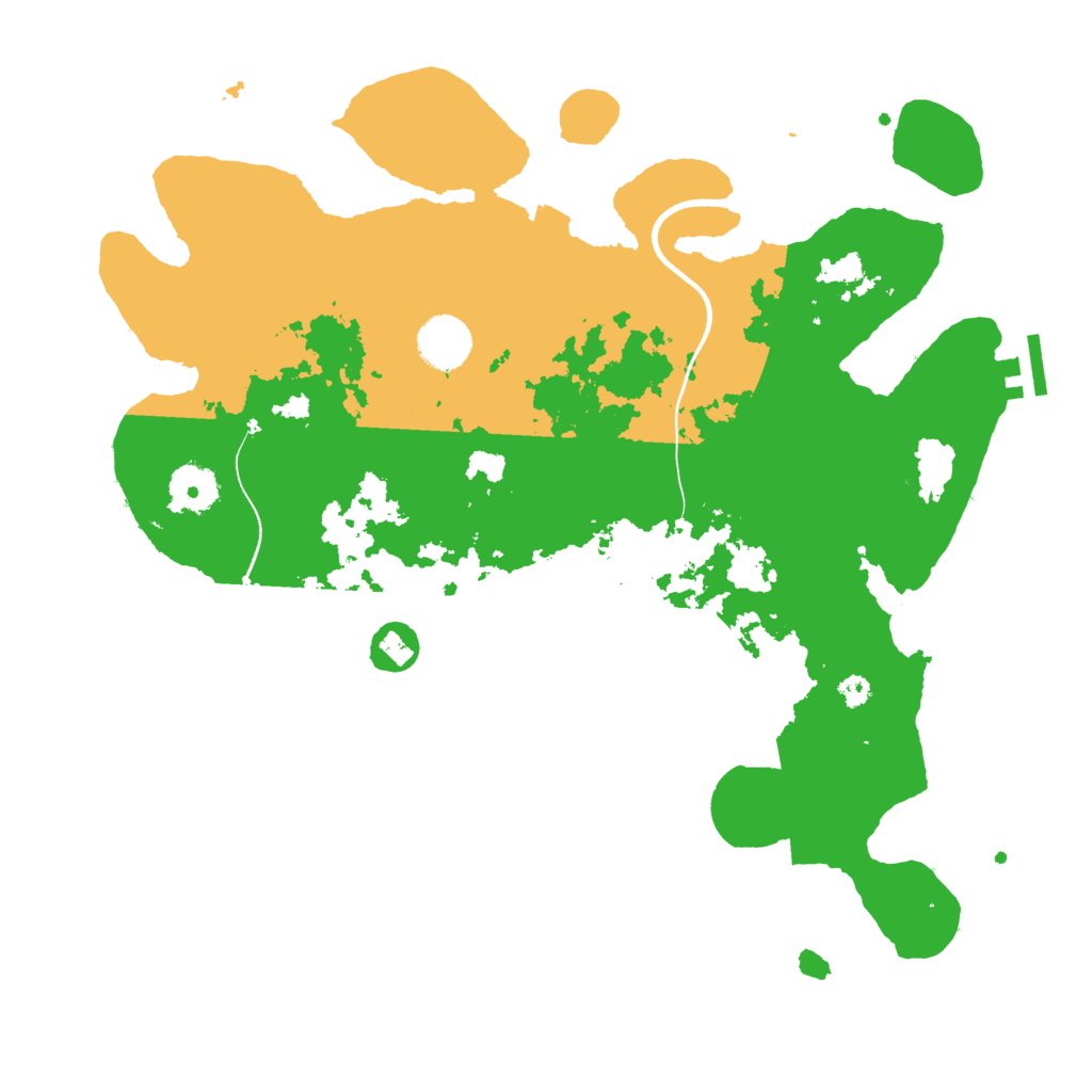 Biome Rust Map: Procedural Map, Size: 3600, Seed: 78519641