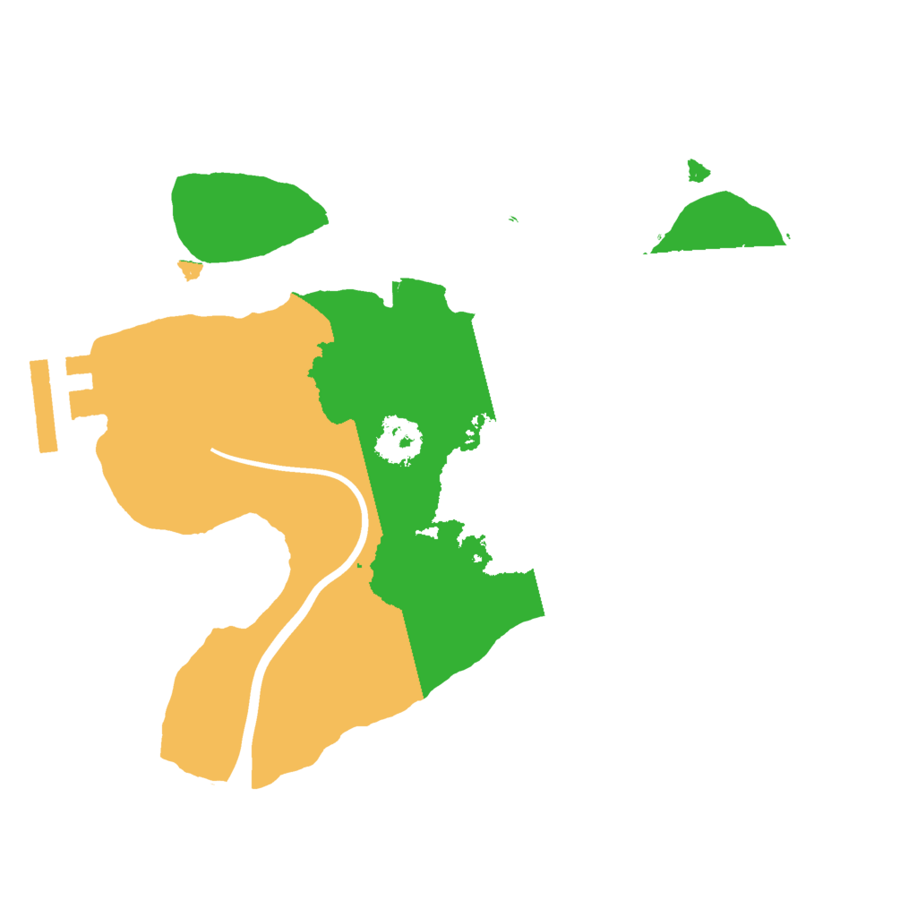 Biome Rust Map: Procedural Map, Size: 2000, Seed: 605240222
