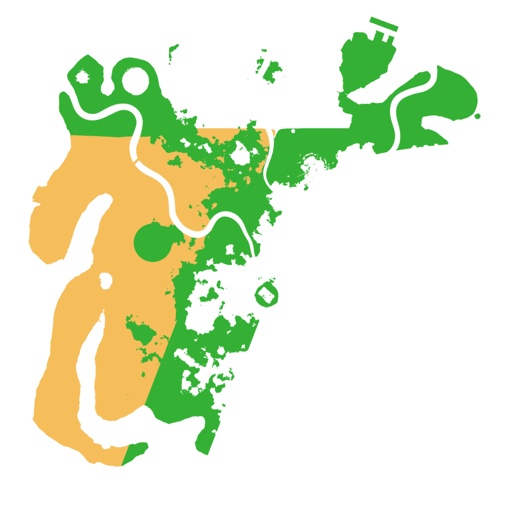 Biome Rust Map: Procedural Map, Size: 3555, Seed: 222321132