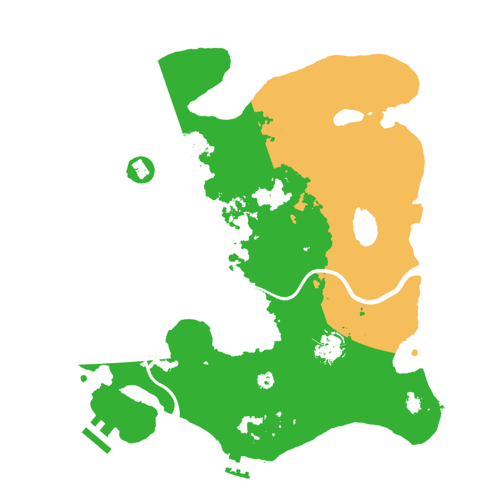 Biome Rust Map: Procedural Map, Size: 3000, Seed: 387594
