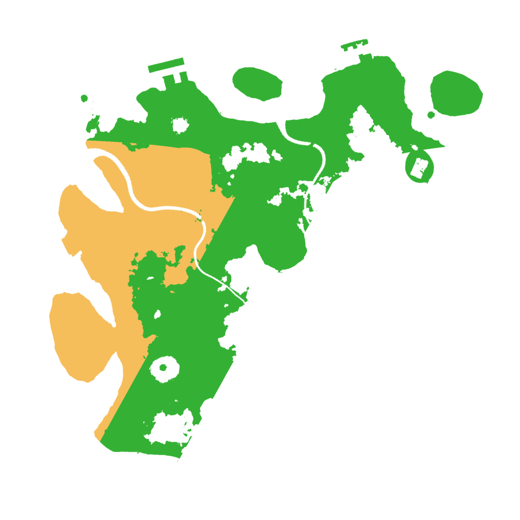 Biome Rust Map: Procedural Map, Size: 2900, Seed: 712372