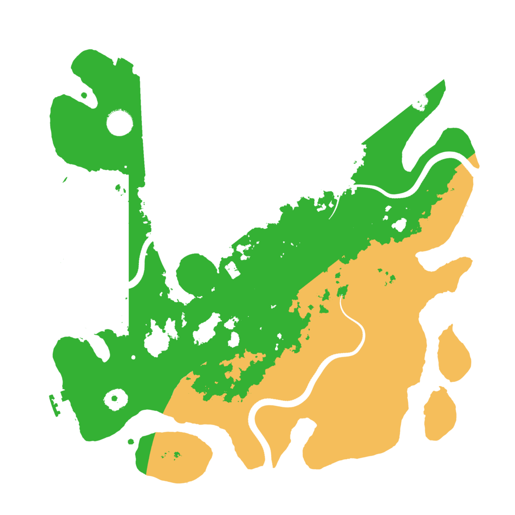 Biome Rust Map: Procedural Map, Size: 3500, Seed: 946724