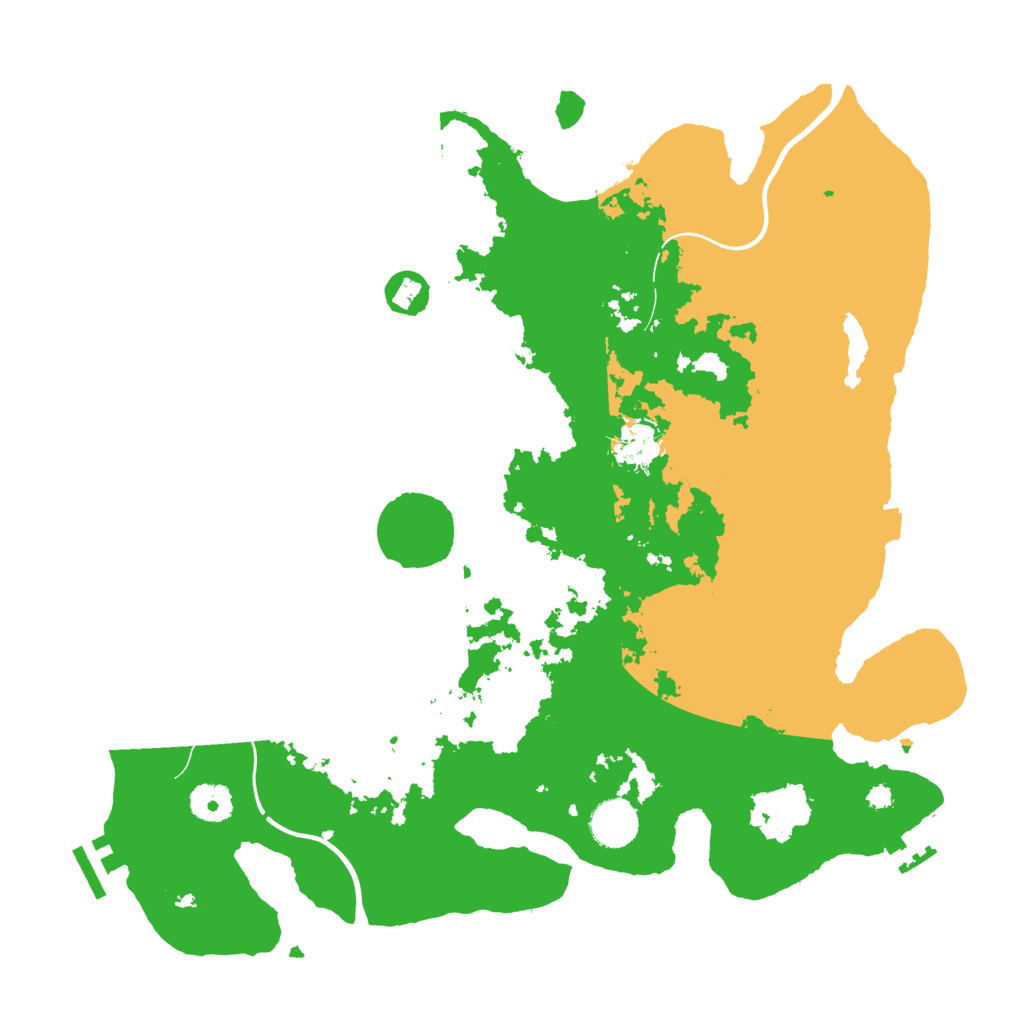 Biome Rust Map: Procedural Map, Size: 3750, Seed: 5233532