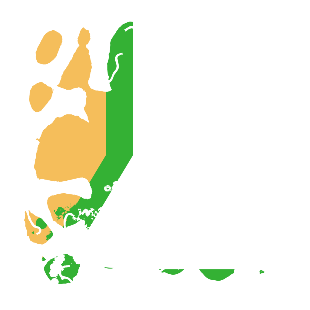 Biome Rust Map: Procedural Map, Size: 3500, Seed: 571863430