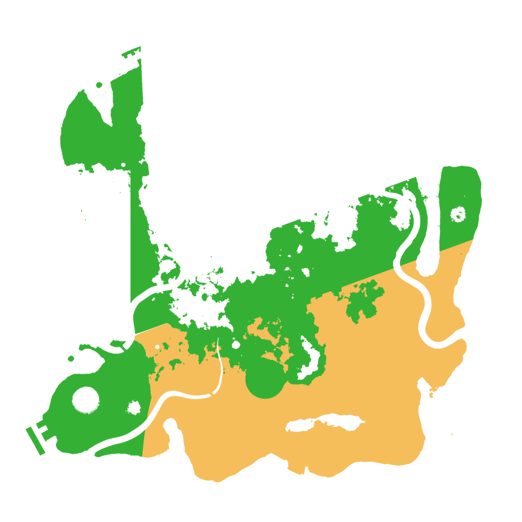 Biome Rust Map: Procedural Map, Size: 3500, Seed: 1938013312