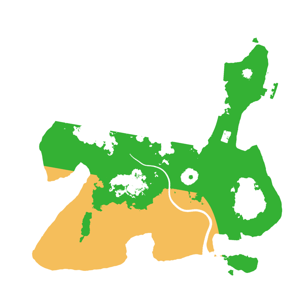 Biome Rust Map: Procedural Map, Size: 2800, Seed: 9281767