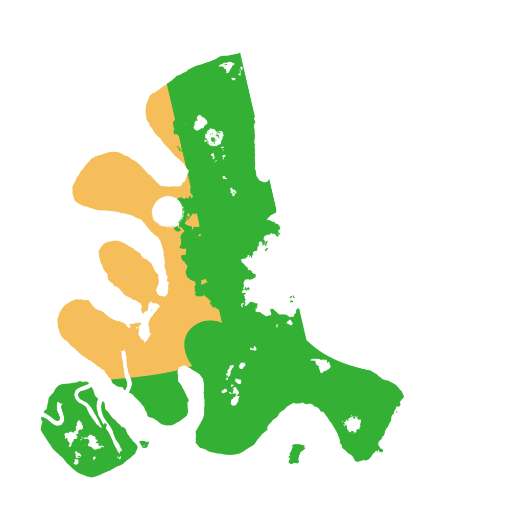 Biome Rust Map: Procedural Map, Size: 3000, Seed: 12356