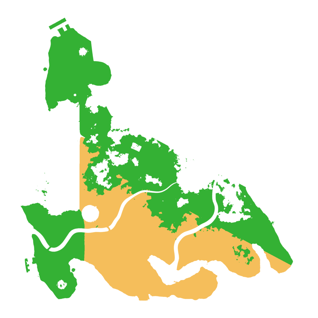 Biome Rust Map: Procedural Map, Size: 3500, Seed: 1776368581