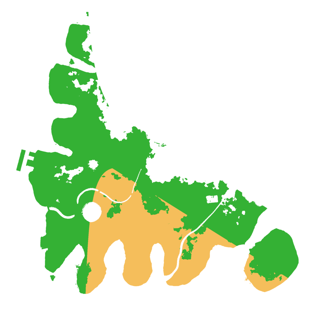 Biome Rust Map: Procedural Map, Size: 3000, Seed: 1169187800