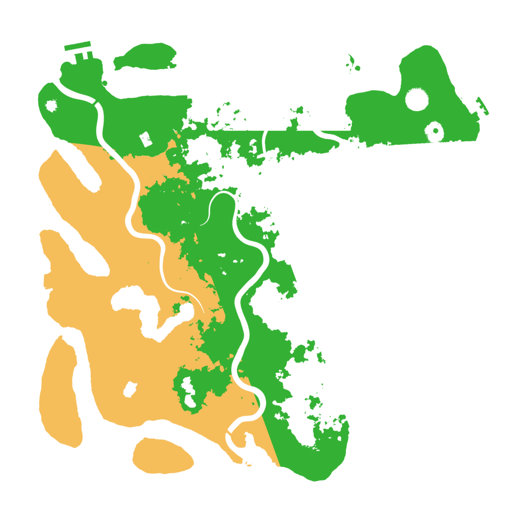 Biome Rust Map: Procedural Map, Size: 4000, Seed: 629147