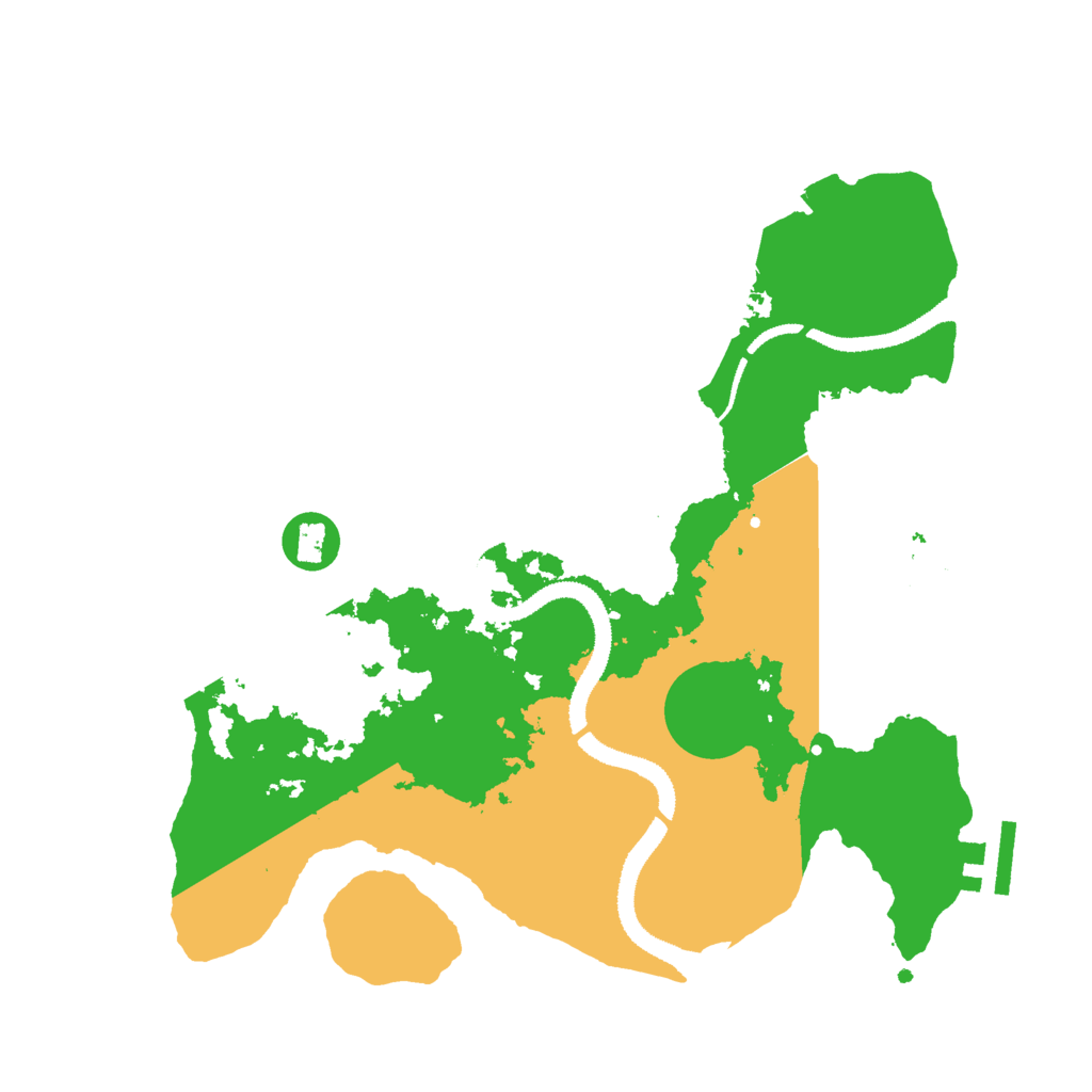 Biome Rust Map: Procedural Map, Size: 3000, Seed: 831725480