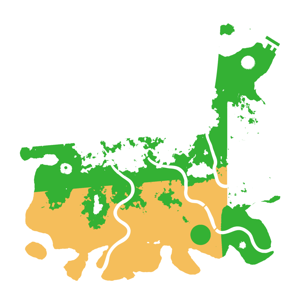 Biome Rust Map: Procedural Map, Size: 3950, Seed: 298997983