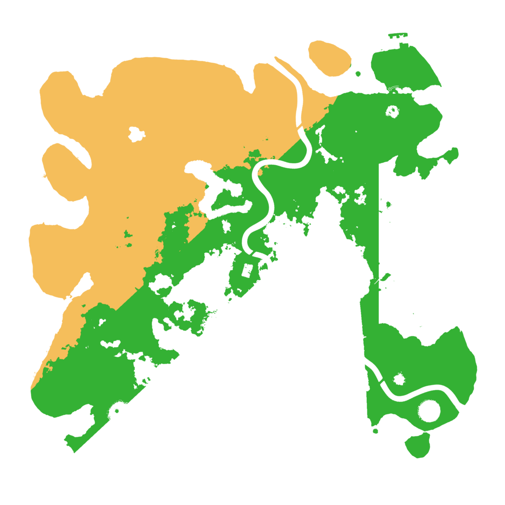 Biome Rust Map: Procedural Map, Size: 4000, Seed: 239157507