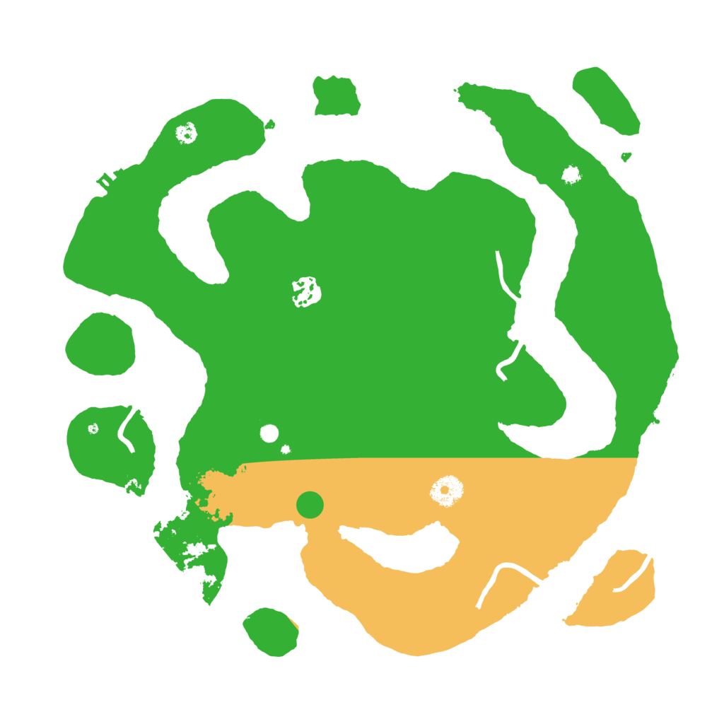 Biome Rust Map: Procedural Map, Size: 3500, Seed: 18850290