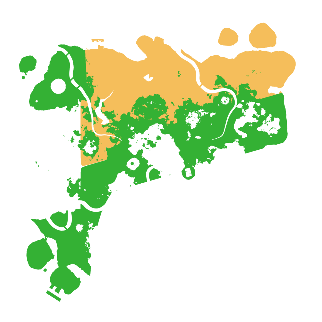 Biome Rust Map: Procedural Map, Size: 4000, Seed: 1330183120