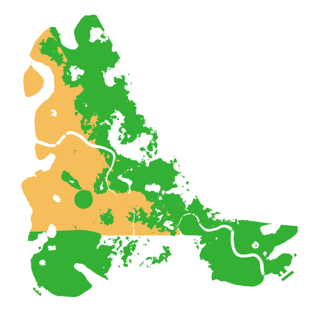 Biome Rust Map: Procedural Map, Size: 4500, Seed: 103662440