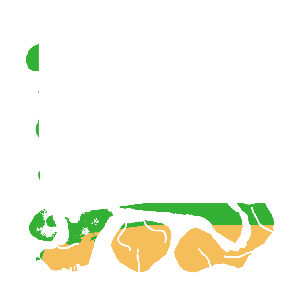 Biome Rust Map: Procedural Map, Size: 3500, Seed: 538665279