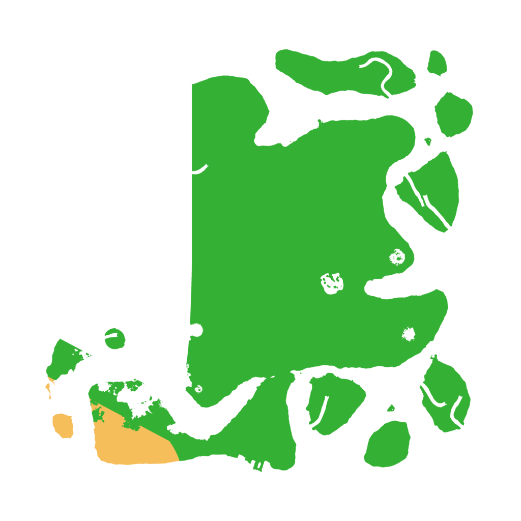 Biome Rust Map: Procedural Map, Size: 3500, Seed: 1309854359