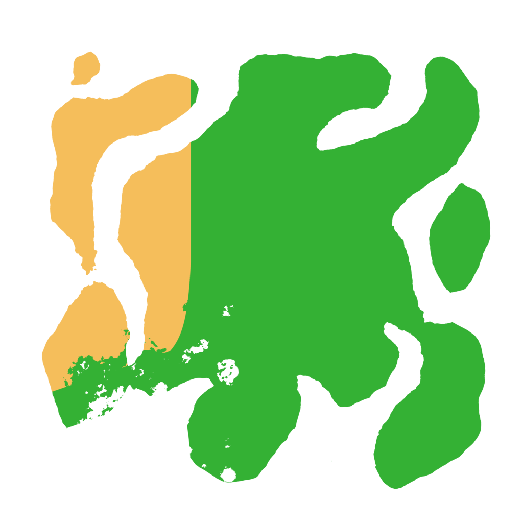 Biome Rust Map: Barren, Size: 3500, Seed: 1209471121