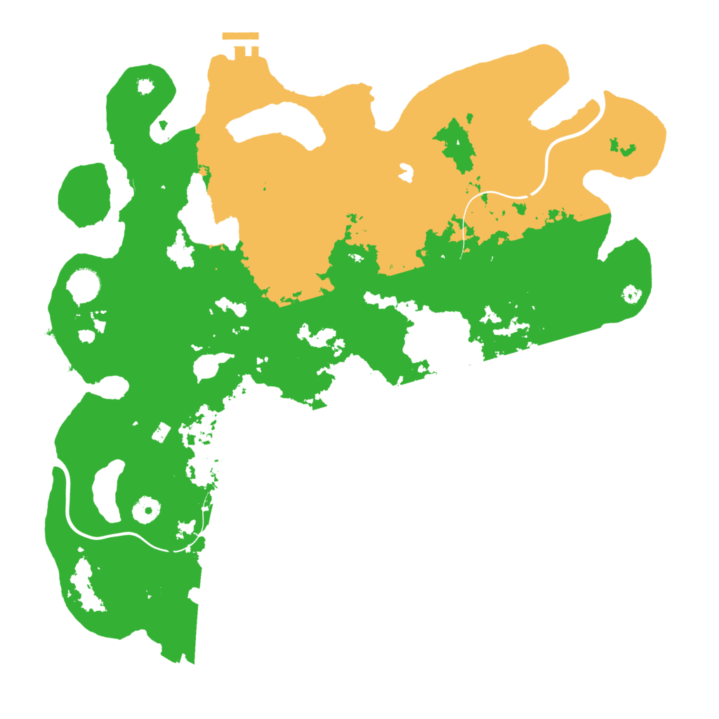 Biome Rust Map: Procedural Map, Size: 4001, Seed: 2234