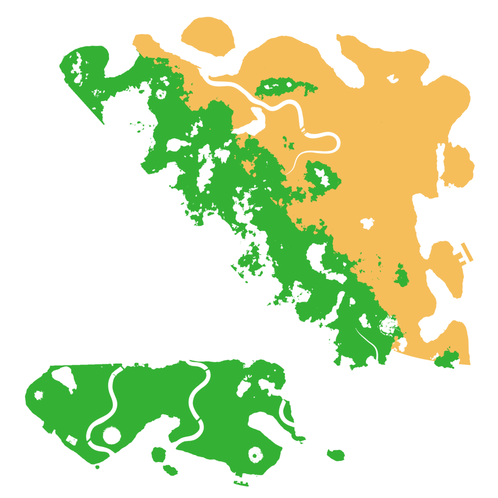 Biome Rust Map: Procedural Map, Size: 5000, Seed: 1984