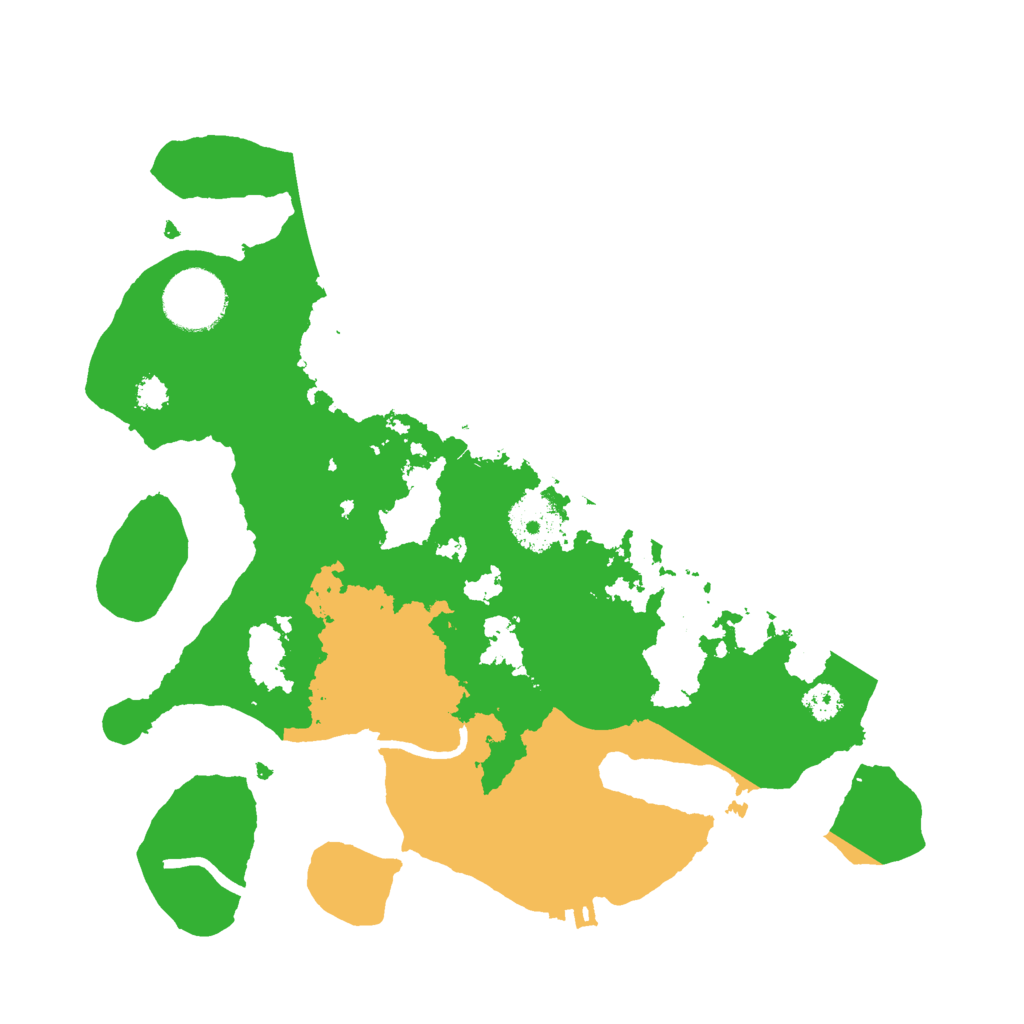 Biome Rust Map: Procedural Map, Size: 2900, Seed: 3081