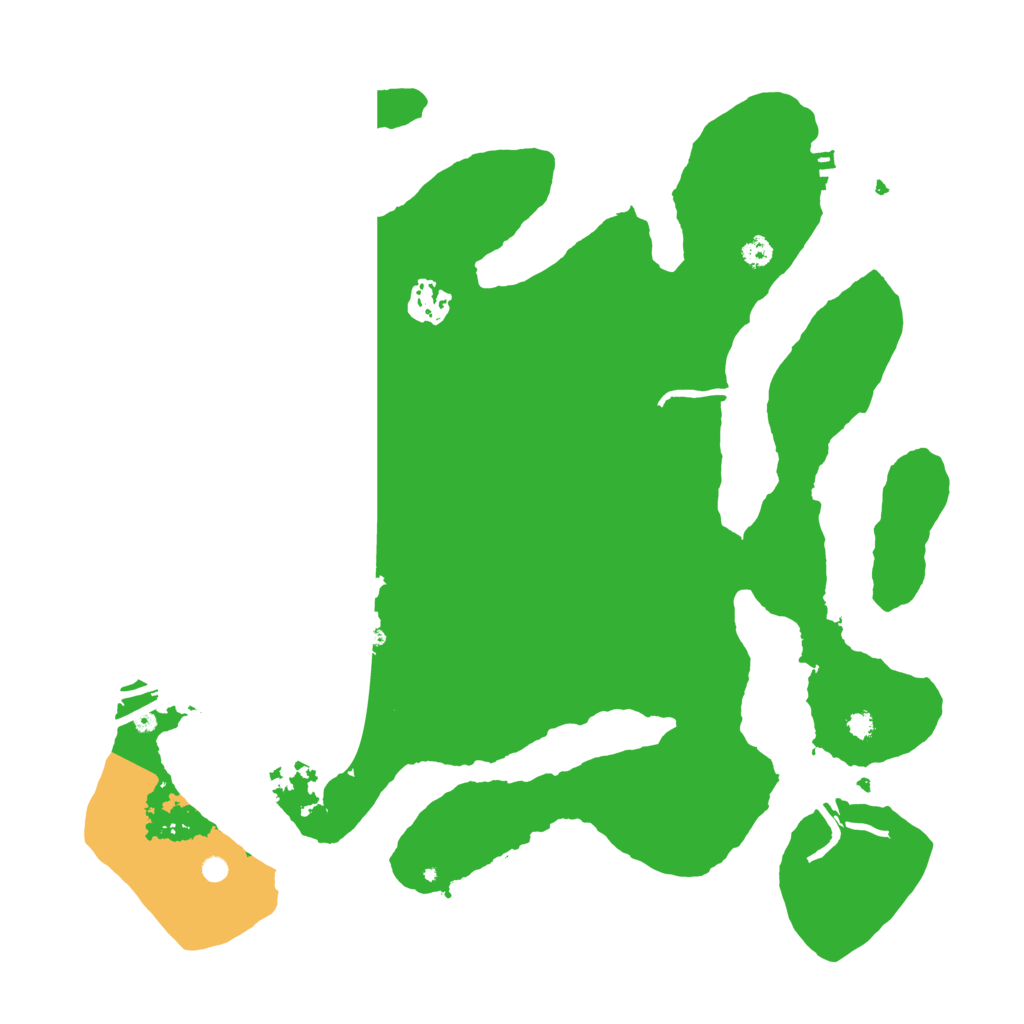 Biome Rust Map: Procedural Map, Size: 3500, Seed: 883925951