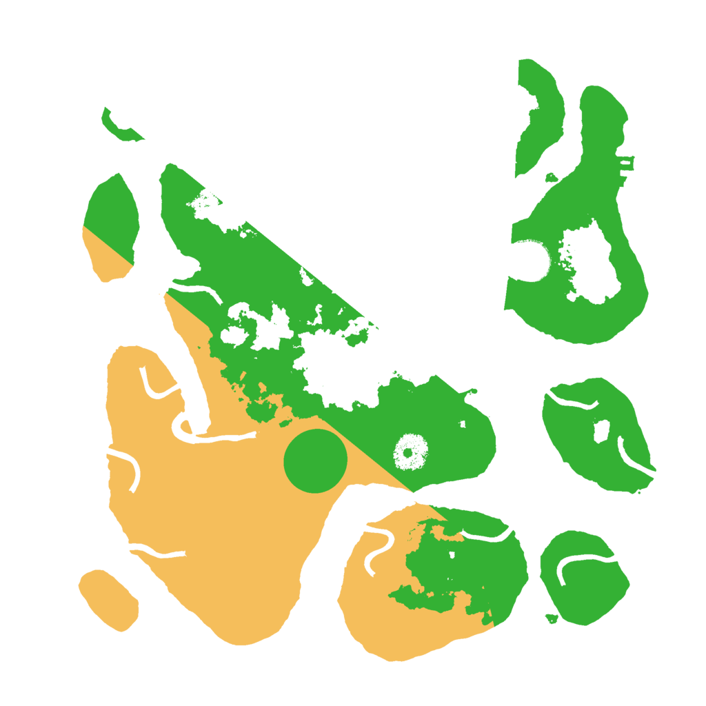 Biome Rust Map: Procedural Map, Size: 3000, Seed: 535762026