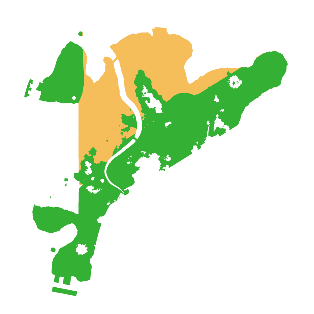 Biome Rust Map: Procedural Map, Size: 2555, Seed: 30721
