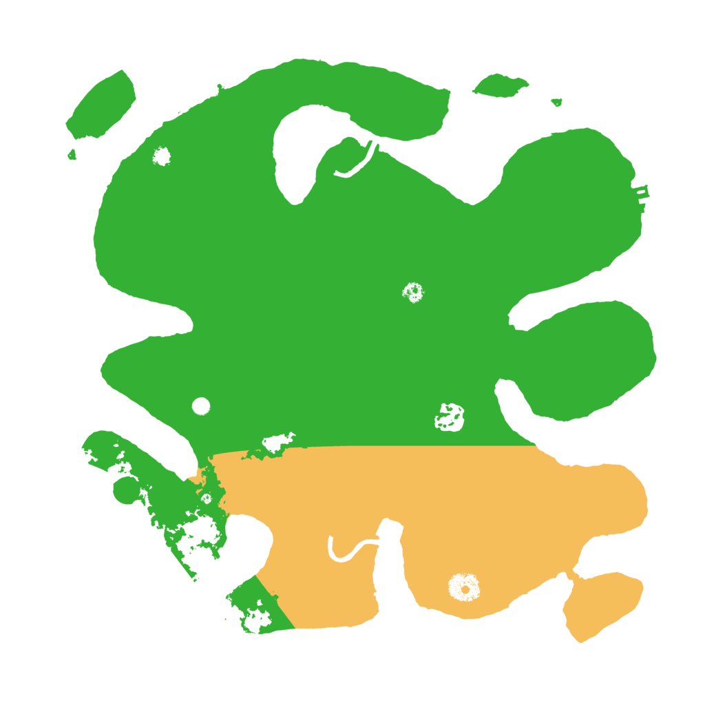 Biome Rust Map: Procedural Map, Size: 3500, Seed: 519375970