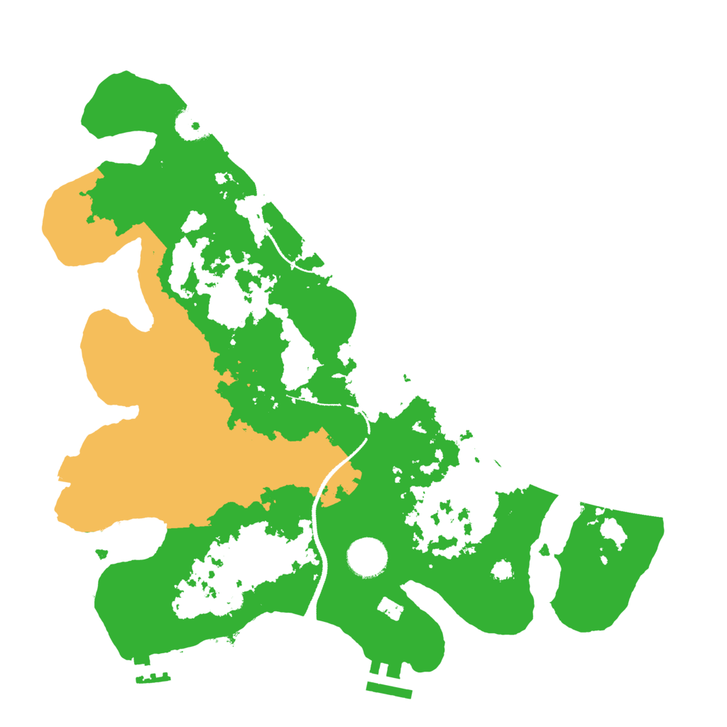 Biome Rust Map: Procedural Map, Size: 3200, Seed: 1042506640