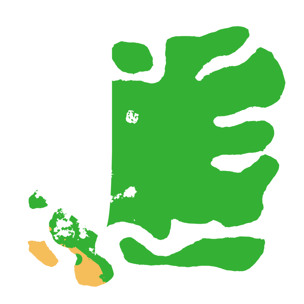 Biome Rust Map: Barren, Size: 3500, Seed: 1859