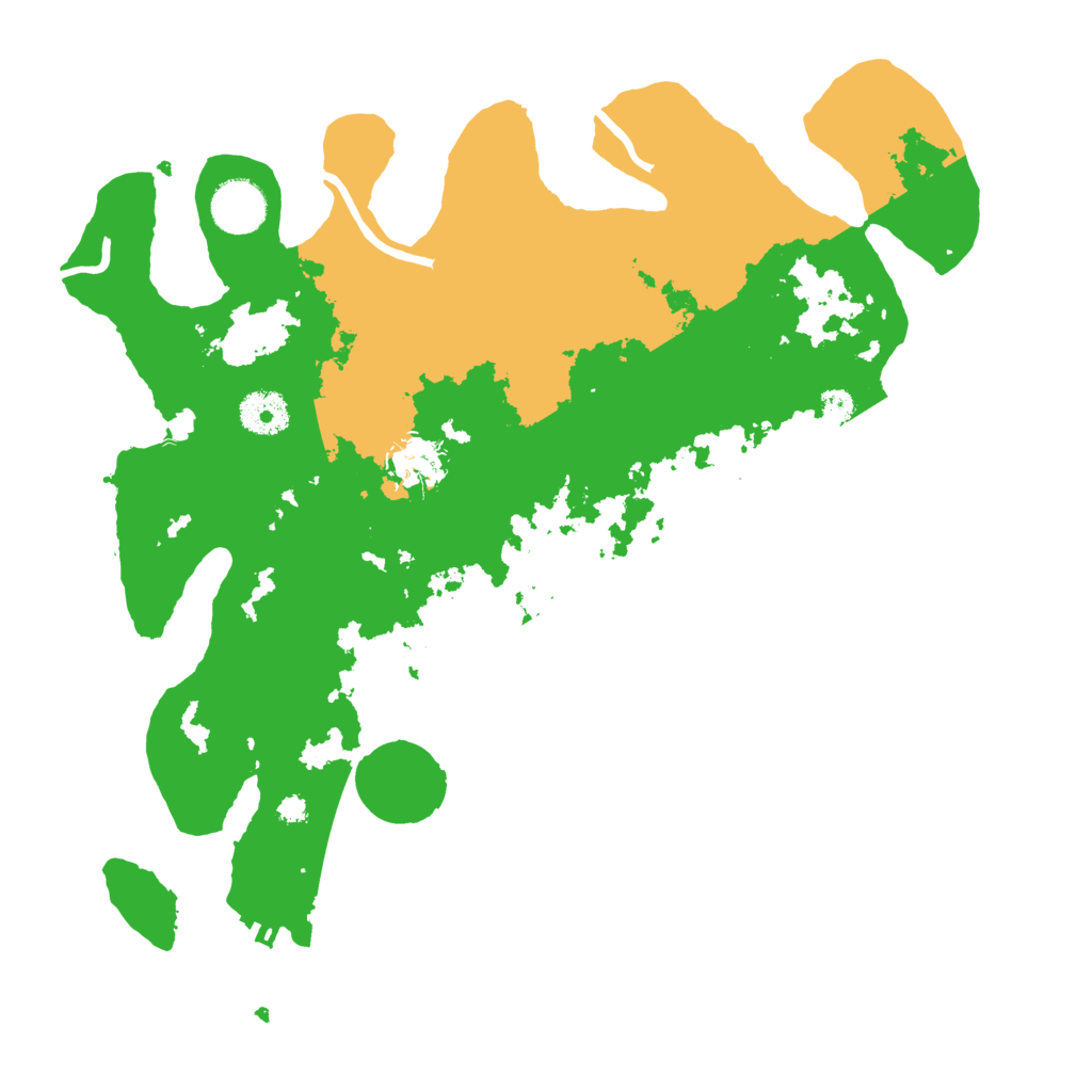 Biome Rust Map: Procedural Map, Size: 3500, Seed: 45325