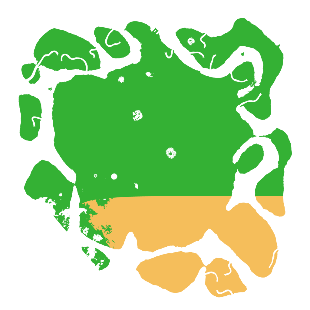 Biome Rust Map: Procedural Map, Size: 4500, Seed: 1153645613