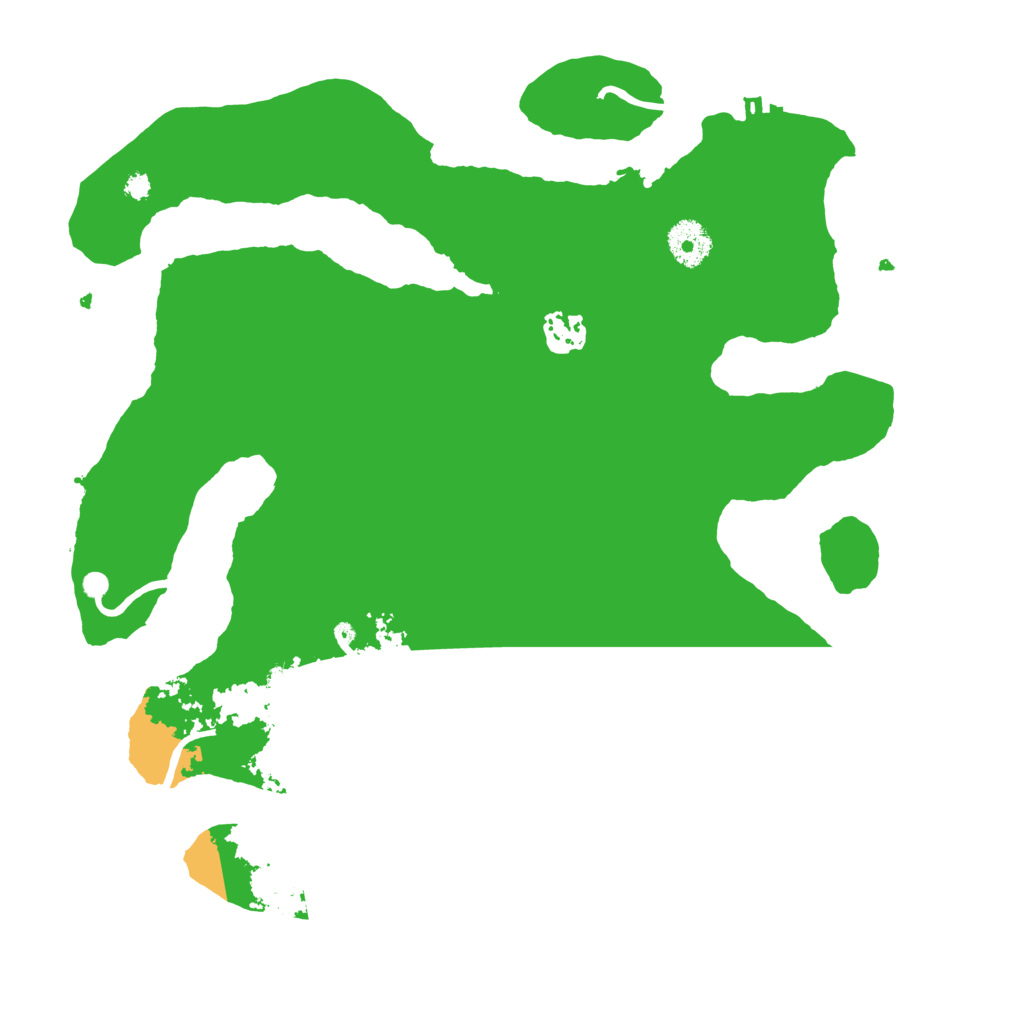 Biome Rust Map: Procedural Map, Size: 3500, Seed: 16949