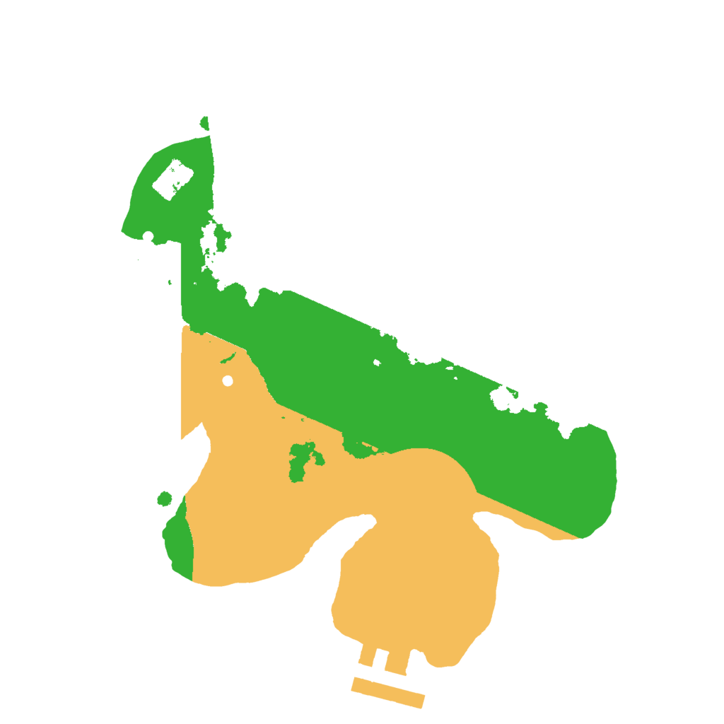 Biome Rust Map: Procedural Map, Size: 2000, Seed: 1555302159