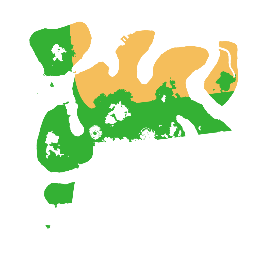 Biome Rust Map: Procedural Map, Size: 3000, Seed: 666999666