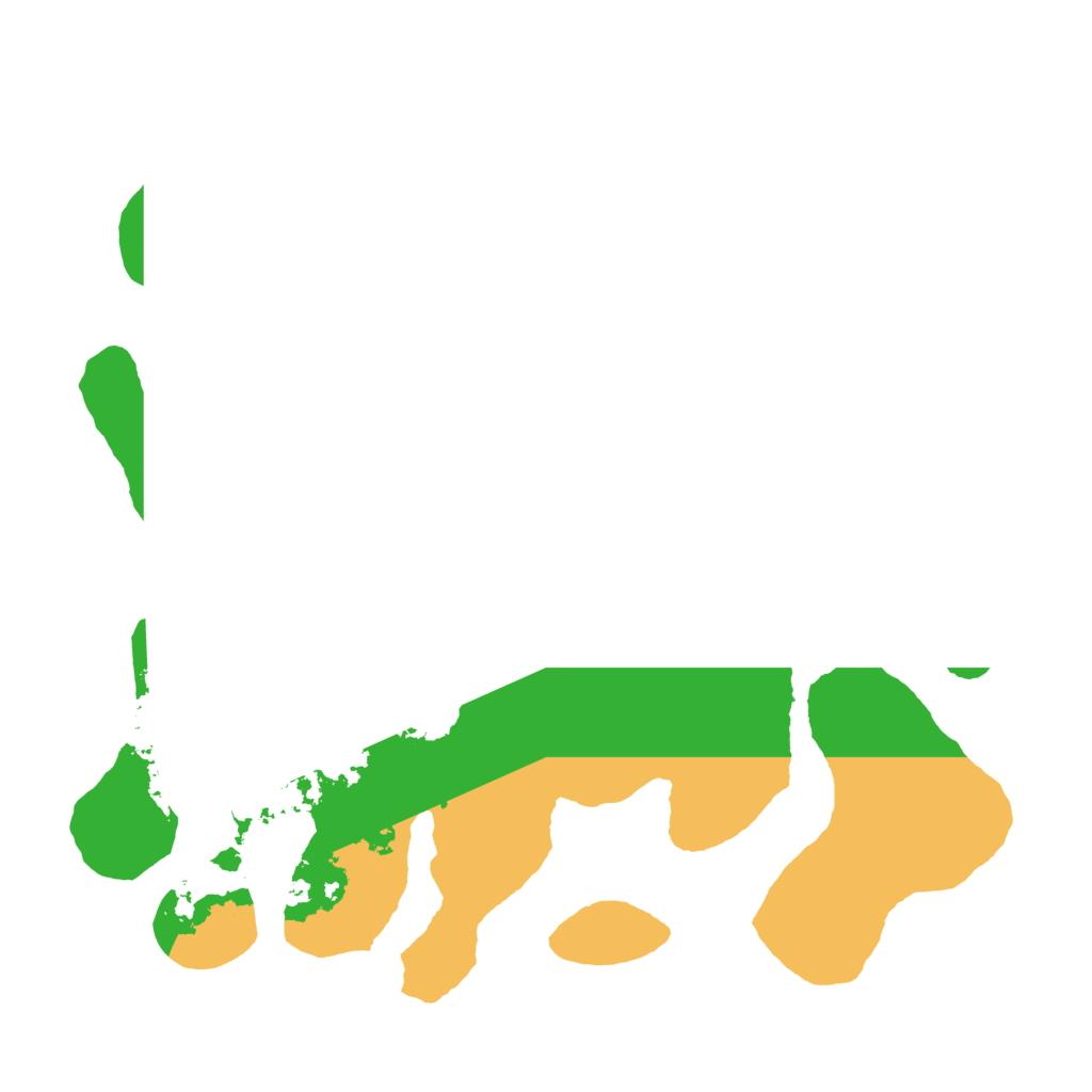 Biome Rust Map: Barren, Size: 3600, Seed: 2064