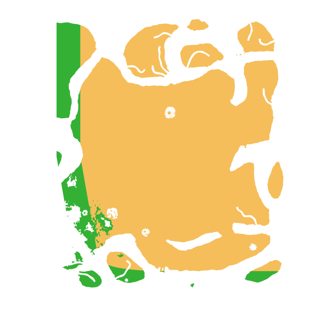 Biome Rust Map: Procedural Map, Size: 4096, Seed: 121211