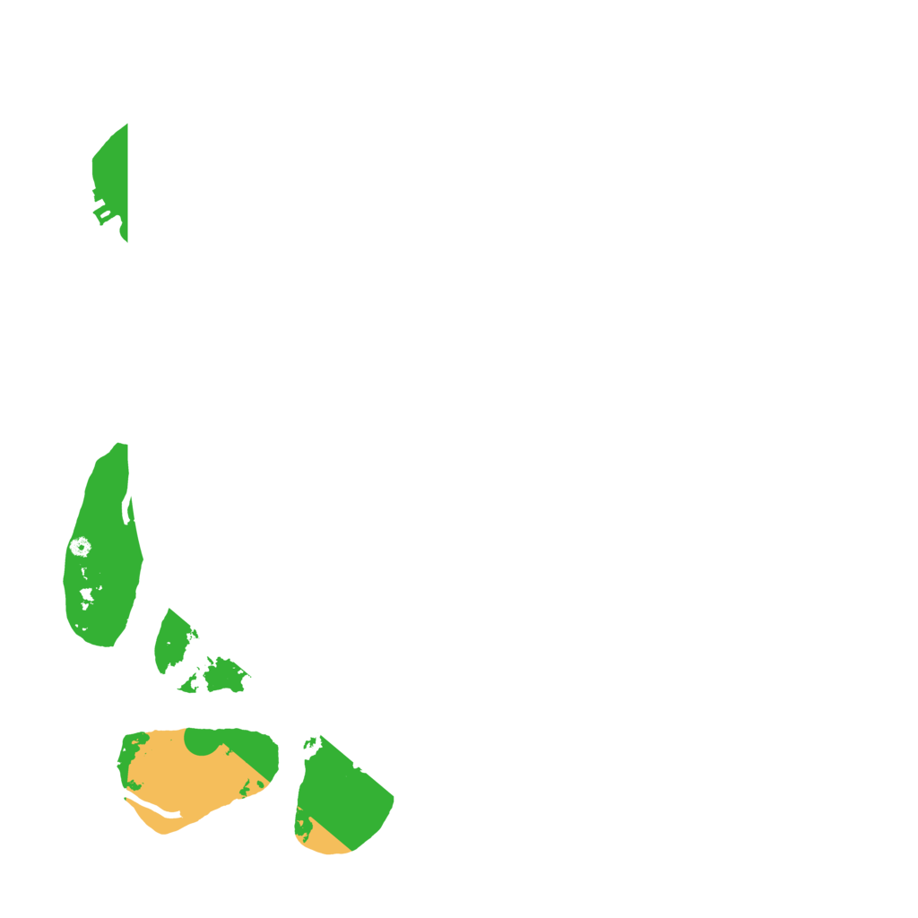 Biome Rust Map: Procedural Map, Size: 3500, Seed: 27565763