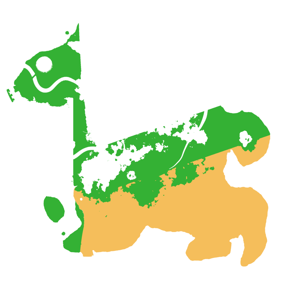 Biome Rust Map: Procedural Map, Size: 3250, Seed: 65