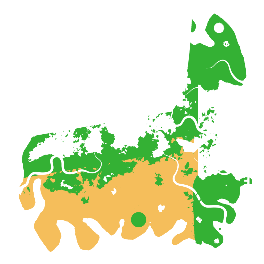 Biome Rust Map: Procedural Map, Size: 4600, Seed: 3326542